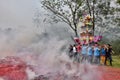 GAOZHOU, CHINA Ã¢â¬â CIRCA MARCH 2019: Nian Li a unique traditional festival holds in the west of Guangdong Province, China.