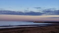 Niarn beach at sunset Royalty Free Stock Photo