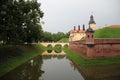 Niasvizh or Nesvige Castle. Radziwill palace. Belarus.