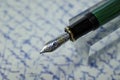 The Nib of a Pelikan fountain pen