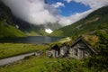 Nibbedalen valey near Geirangerfjord in Norway