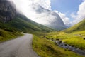 Nibbedalen valey near Geirangerfjord in Norway