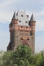 Nibelungentower in Worms city, Germany.