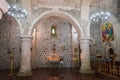 Interior view of Chotari church in Nic village of Qabala region in Azerbaijan Royalty Free Stock Photo