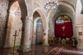 Interior view of Chotari church in Nic village of Qabala region in Azerbaijan Royalty Free Stock Photo