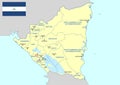 Nicaragua map - cdr format