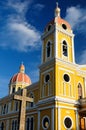 Nicaragua, View on the Cathedral in Granada Royalty Free Stock Photo