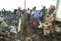 Nicaraguans working in garbage dump, Managua Royalty Free Stock Photo