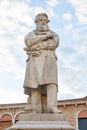 Niccolo Tommaseo statue in Venice by Francesco Barzaghi 1839-1892 Royalty Free Stock Photo