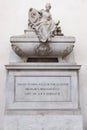 NiccolÃÂ² Machiavelli Tomb Basilica of Santa Croce - Florence Royalty Free Stock Photo