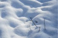 A nice abstract minimal picture of snow