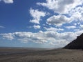 View of seaside in Hornsea, Yorkshire, Great Britain Royalty Free Stock Photo