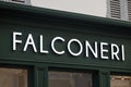 A sign of a falconeri store