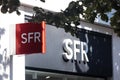 A sign of a the french mobile company sfr