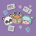 Nice animals patches fashion design