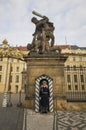 Nice architecture an Soldier in the old city of Prague