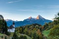 Nice autumn morning in Bavaria Royalty Free Stock Photo