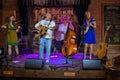 Nice band playing in Prohibition Kitchen gastropub in Florida`s Historic Coast .