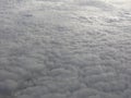 A layer of cloud from the top of clouds