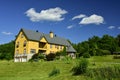 Nice and big house ont the countryside in Quebec, Canada Royalty Free Stock Photo