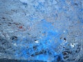 Beautiful ice piece  blue color, Lithuania Royalty Free Stock Photo