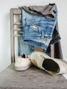 Nice blue jeans Royalty Free Stock Photo