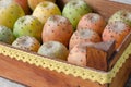 Nice box full of prickly pears. Royalty Free Stock Photo