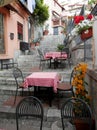 Nice cafe in Messina, Sicily, Italy.