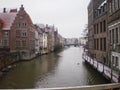 Nice Canal In The Village In Ghent.