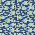 Nice cartoon fishes set. Vector seamless pattern. Royalty Free Stock Photo