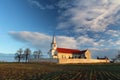 Nice Catholic Church in eastern Europe Royalty Free Stock Photo