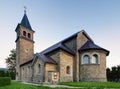 Nice Catholic Church in eastern Europe - village Babin - Orava