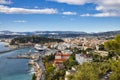 Nice city, french riviera, mediterranean sea Royalty Free Stock Photo