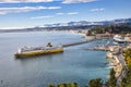 Nice city, french riviera, mediterranean sea Royalty Free Stock Photo