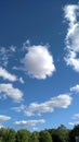 Nice clouds over landscape Royalty Free Stock Photo