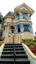 A nice color scheme on another classic Victorian house.