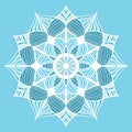 Nice colorful Vector Mandala. Geometric circle element. Royalty Free Stock Photo