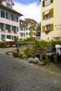 Nice corner with a fountain in Solothurn