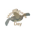 Nice and creative abstract, banner or poster for World Turtle Day on 23rd May.