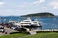 Nice day with blue sky in Bar Harbor