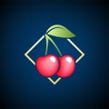 Nice design of cherry icon