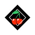 Nice design of cherry icon