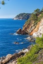 Nice detail from Costa Brava coastal in Spain, La Fosca