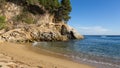 Nice detail of the Spanish coast in Costa Brava, Sant Antoni de Calonge