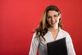 Nice female secretary Royalty Free Stock Photo