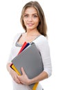 Nice female student Royalty Free Stock Photo