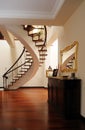 Nice foyer with interior stairs
