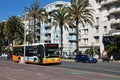 Nice, France - april 19 2016 : Promenade des Anglais Royalty Free Stock Photo