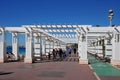 Nice, France - april 19 2016 : Promenade des Anglais Royalty Free Stock Photo