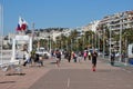 Nice, France - april 19 2016 : Promenade des Anglais Royalty Free Stock Photo